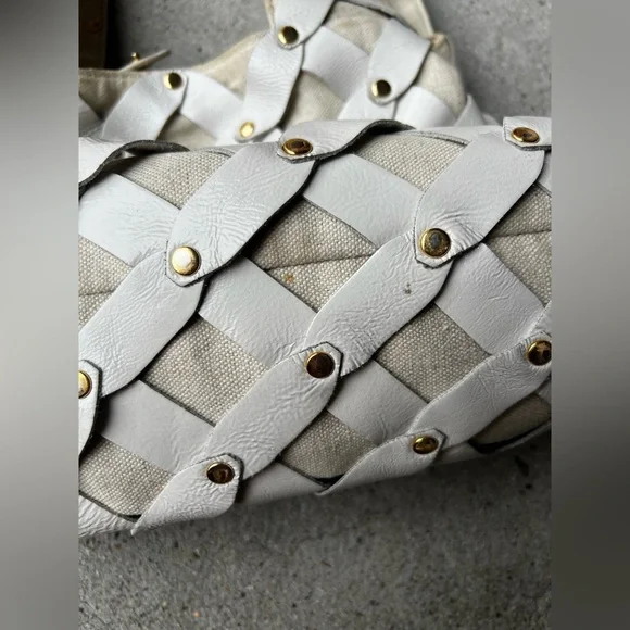 michael kors braided woven shoulder bag - Picture 5 of 5